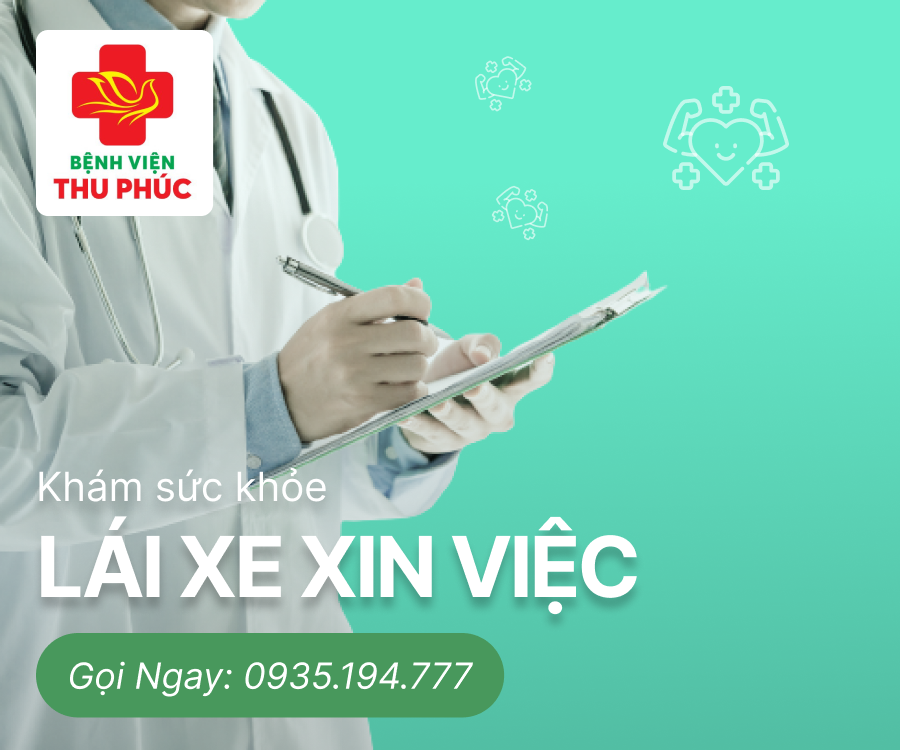 Khám sức khoẻ lái xe, xin việc