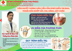 TIÊM HUYẾT TƯƠNG GIÀU TIỂU CẦU (PRP)