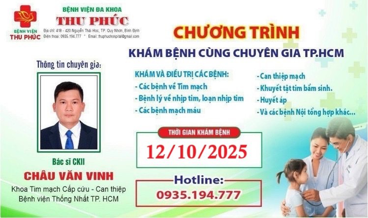 KHÁM BỆNH CÙNG CHUYÊN GIA -BÁC SĨ NGÀY 12/10/2025